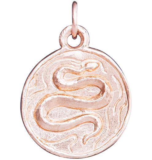 Snake Coin Charm Jewelry Helen Ficalora 14k Pink Gold