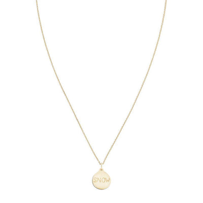 Snow Disk Charm Jewelry Helen Ficalora