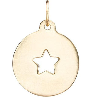 Star Cutout Charm Jewelry Helen Ficalora 14k Yellow Gold