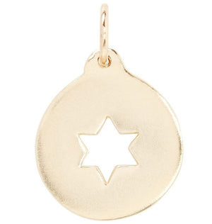 Helen Ficalora 14k Yellow Gold Star of David Pendant