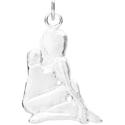Twist Pose Yoga Charm Jewelry Helen Ficalora Sterling Silver