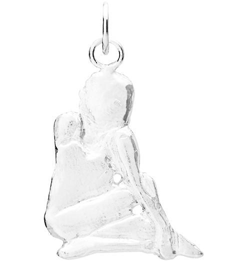 Twist Pose Yoga Charm Jewelry Helen Ficalora Sterling Silver