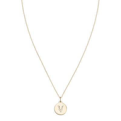 "V" Alphabet Charm Pave Diamonds -  - Jewelry - Helen Ficalora - 4