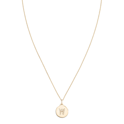 "W" Alphabet Charm Pave Diamonds -  - Jewelry - Helen Ficalora - 4