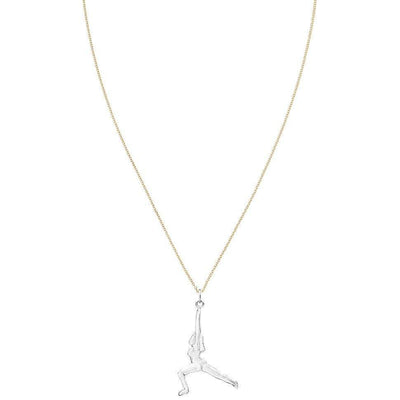 Warrior Pose Yoga Charm Jewelry Helen Ficalora