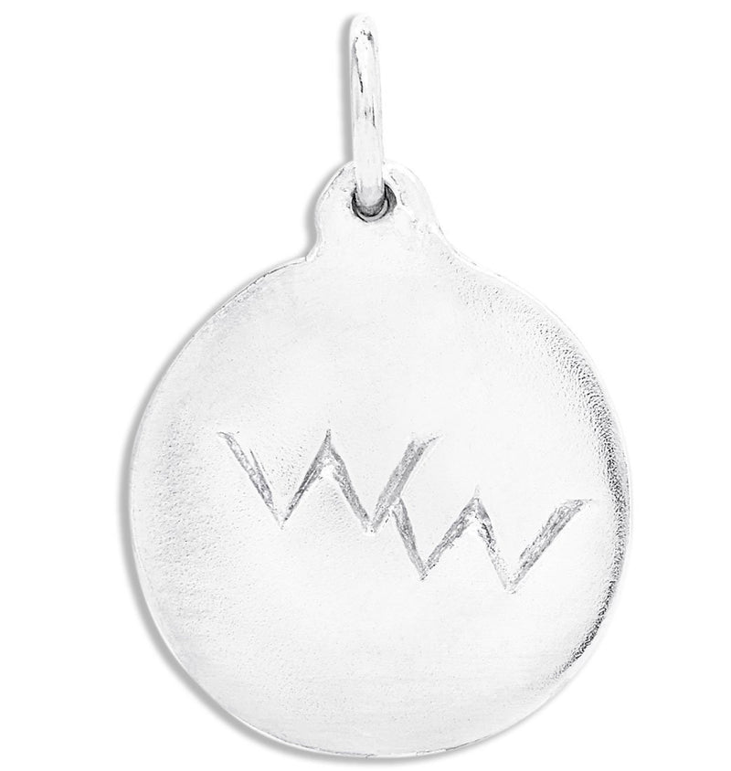 Wonderful Woman Disk Charm Jewelry Helen Ficalora Sterling Silver