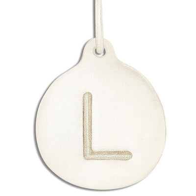 "L" Alphabet Charm Jewelry Helen Ficalora 14k White Gold For Necklaces And Bracelets