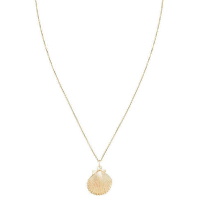 Large Scallop Shell Charm Jewelry Helen Ficalora