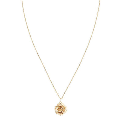 Large Tea Rose Flower Charm Jewelry Helen Ficalora