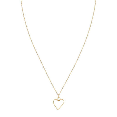 Medium Wire Heart Charm Jewelry Helen Ficalora
