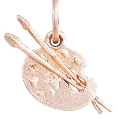 Paint Palette Mini Charm Jewelry Helen Ficalora 14k Pink Gold For Necklaces And Bracelets