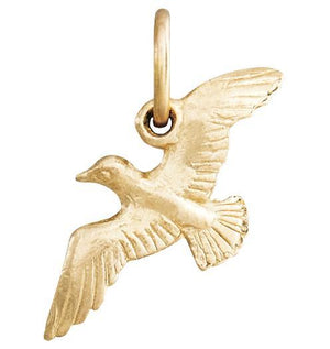 Seagull Mini Charm Jewelry Helen Ficalora 14k Yellow Gold