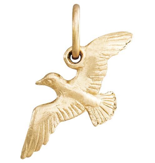 Seagull Mini Charm Jewelry Helen Ficalora 14k Yellow Gold