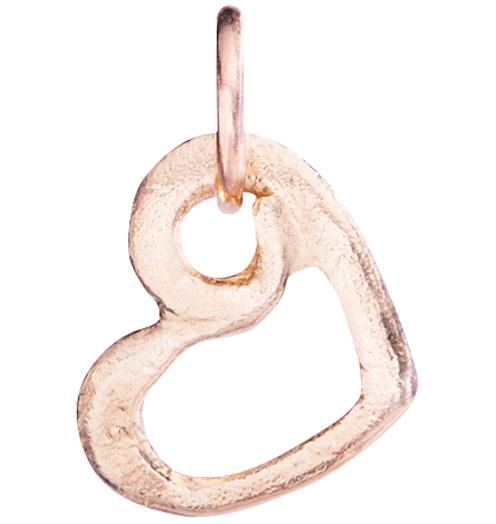 Small Heart Smushie Charm Jewelry Helen Ficalora 14k Pink Gold