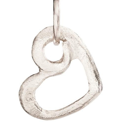 Small Heart Smushie Charm Jewelry Helen Ficalora 14k White Gold