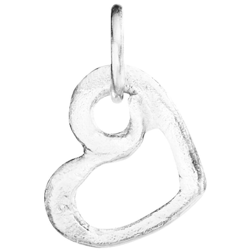 Small Heart Smushie Charm Jewelry Helen Ficalora Sterling Silver
