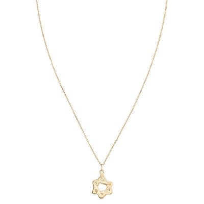 Star of David Smushie Medium Charm Jewelry Helen Ficalora