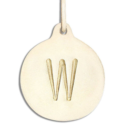 "W" Alphabet Charm Jewelry Helen Ficalora 14k Yellow Gold For Necklaces And Bracelets