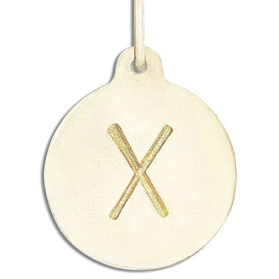 "X" Alphabet Charm Jewelry Helen Ficalora 14k Yellow Gold For Necklaces And Bracelets