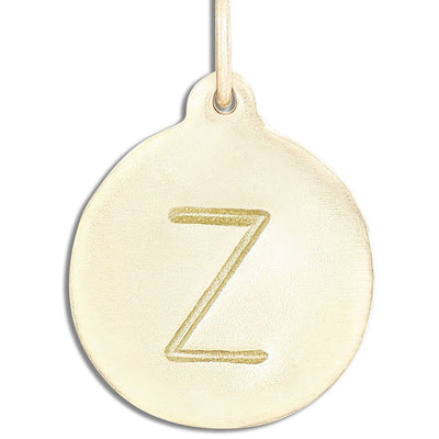 "Z" Alphabet Charm Jewelry Helen Ficalora 14k Yellow Gold For Necklaces And Bracelets