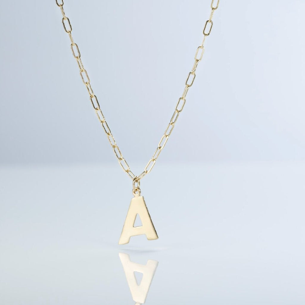 How to Style a Dainty Gold Initial Necklace