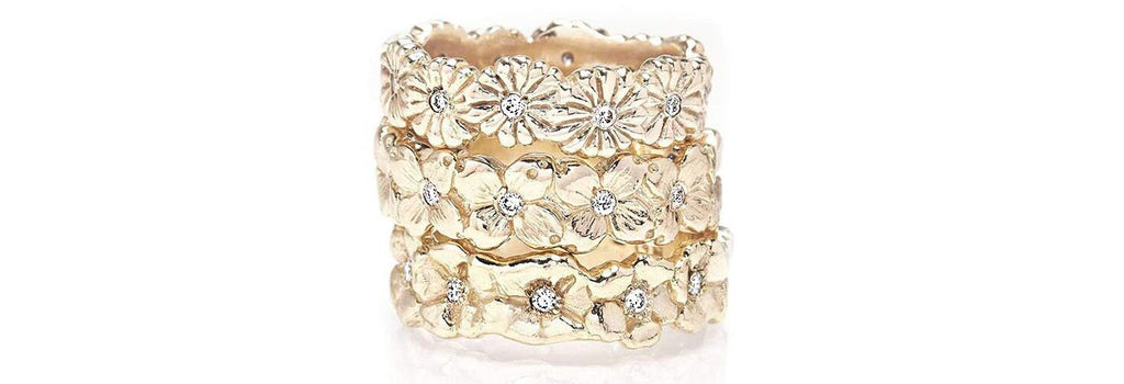 How to Shop & Wear Solid Gold and Silver Stacking Rings