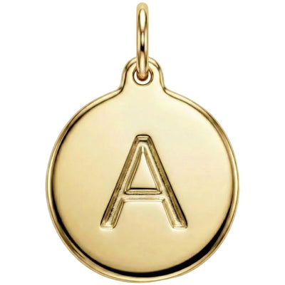 "A" Alphabet Charm