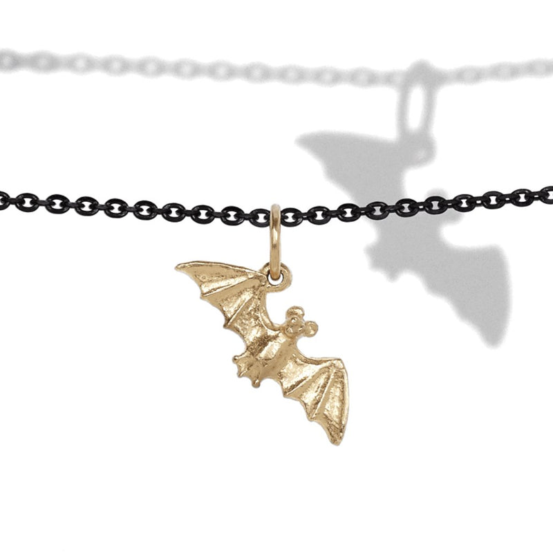 Bat Mini Charm Jewelry Helen Ficalora 14k Yellow Gold