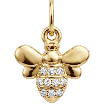Bee Mini Charm Pavé Diamonds