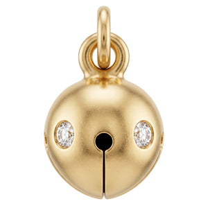 Bell Mini Charm With Pave Diamonds
