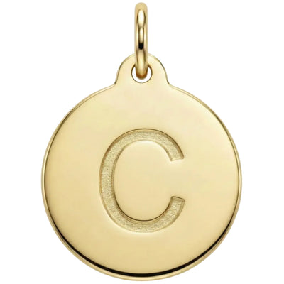 "C" Alphabet Charm