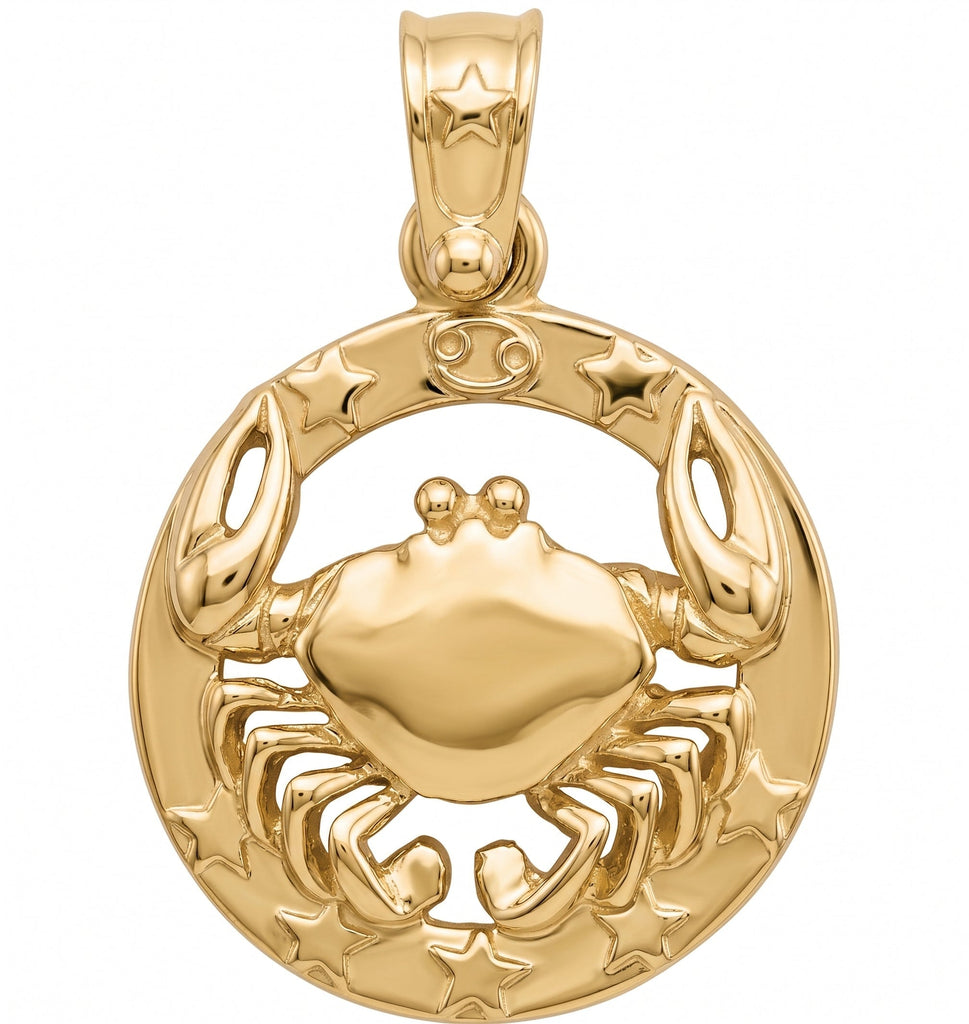 Large Cancer Zodiac Charm