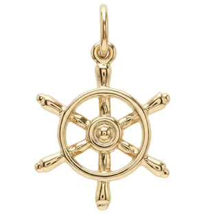 Captains Wheel Mini Charm