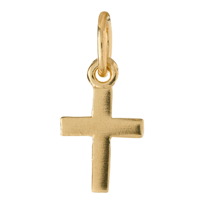 Cross Pendant | Gold Cross Charm | Plain Cross Necklace In 14k Gold ...
