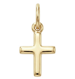 14k Gold Cross Charm