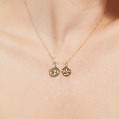 Crown Disk Charm Pavé Diamonds Jewelry Helen Ficalora 14k Yellow Gold For Necklaces And Bracelets