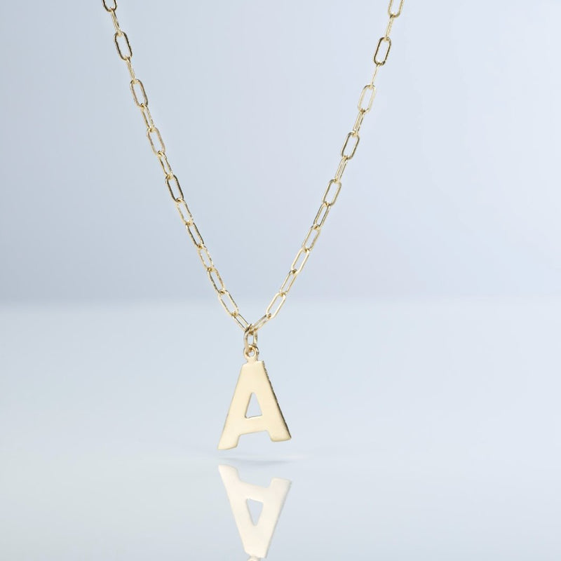 "L" Cutout Letter Charm 14k Yellow Gold Jewelry For Necklaces And Bracelets From Helen Ficalora Every Letter And Initial Available