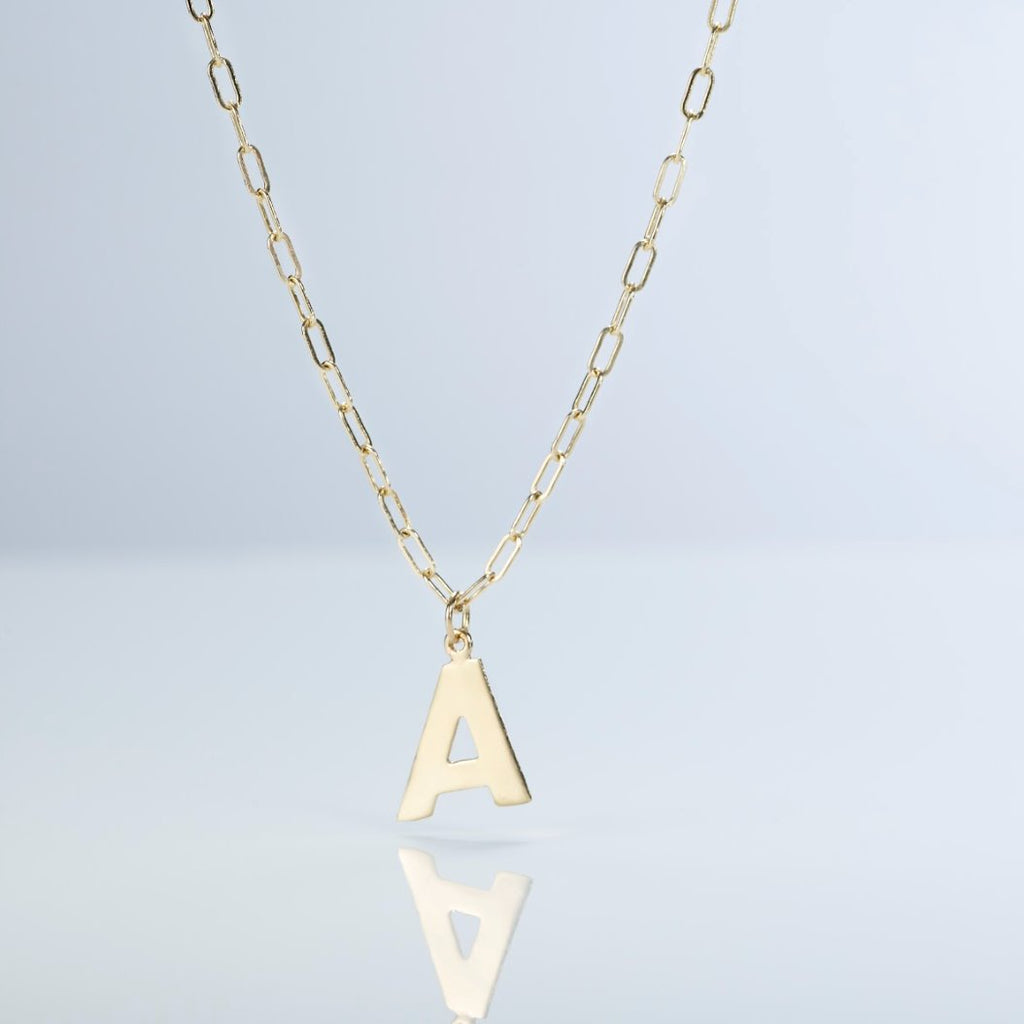 "U" Cutout Letter Charm 14k Yellow Gold Jewelry For Necklaces And Bracelets From Helen Ficalora Every Letter And Initial Available