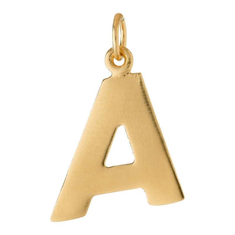 "V" Cutout Letter Charm 14k Yellow Gold Jewelry For Necklaces And Bracelets From Helen Ficalora Every Letter And Initial Available