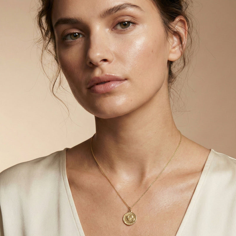 Dove Coin Charm