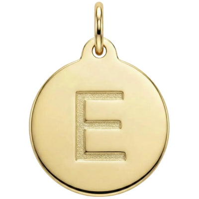 "E" Alphabet Charm