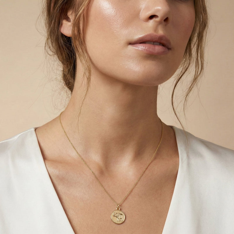 Elephant Coin Charm