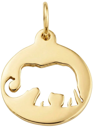 Elephant Cutout Charm