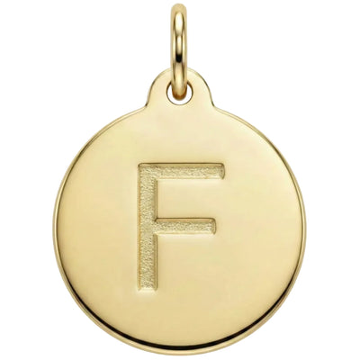 "F" Alphabet Charm