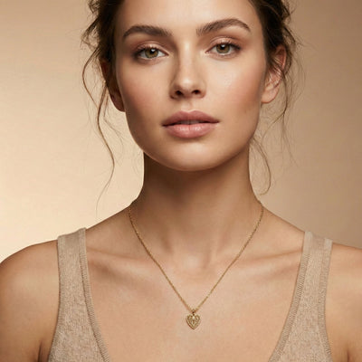 Heart Filigree Mini Charm