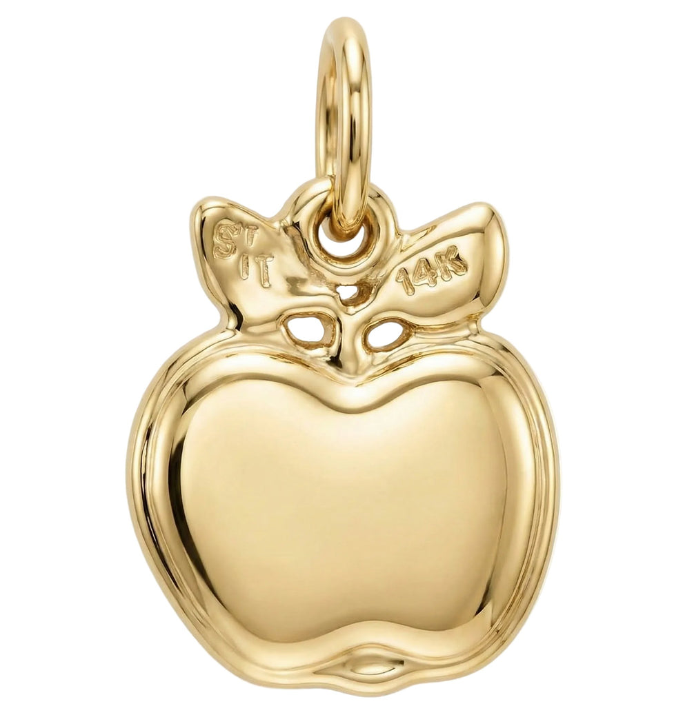 Flat Apple Mini Charm