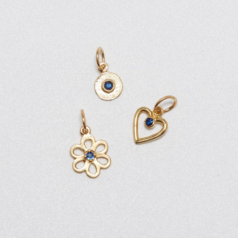 Helen Ficalora 14k Yellow Gold Amethyst Heart Pendant