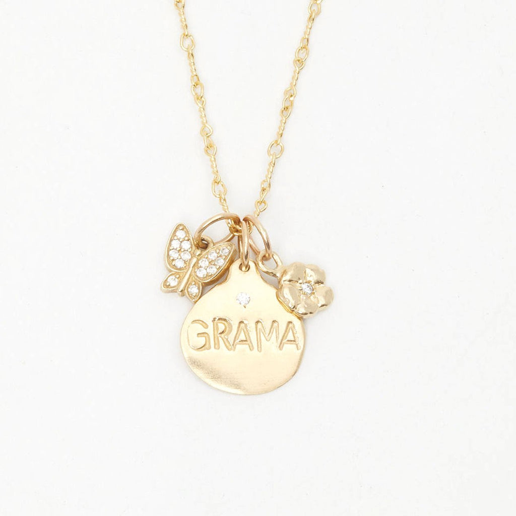 Helen Ficalora 14k Gold Grandma Charm for Necklaces & Bracelets