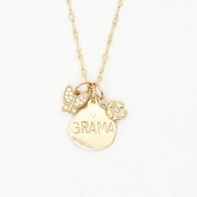 Helen Ficalora 14k Gold Grandma Charm for Necklaces & Bracelets