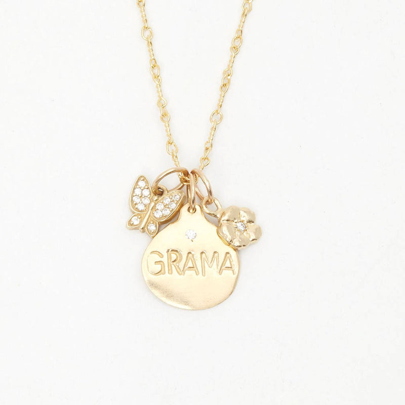 Helen Ficalora 14k Gold Grandma Charm for Necklaces & Bracelets